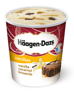 Häagen-Dazs Eis Vanilla Caramel Brownie